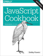 Couverture du livre « JavaScript Cookbook » de Shelley Powers aux éditions O'reilly Media
