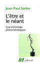 Couverture du livre « L'Etre Et Le Neant » de Jean-Paul Sartre aux éditions Gallimard