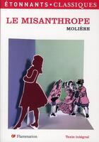 Couverture du livre « Le misanthrope » de Moliere aux éditions Flammarion