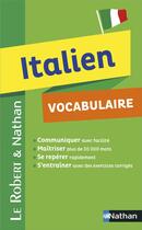 Couverture du livre « Italien ; vocabulaire » de Marina Ferdeghini et Paola Niggi aux éditions Nathan