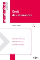 Couverture du livre « Droit des assurances (12e édition) » de Hubert Groutel et Claude J. Berr aux éditions Dalloz