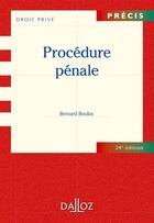 Couverture du livre « Procédure pénale (édition 2014) » de Bernard Bouloc aux éditions Dalloz