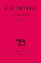 Couverture du livre « De l'agriculture livre 10 » de Columelle aux éditions Belles Lettres