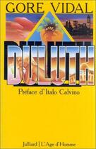 Couverture du livre « Duluth » de Gore Vidal aux éditions L'age D'homme