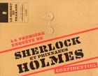 Couverture du livre « Première enquete de Sherlock et Phinnaeus Holmes » de Caroline Guezille aux éditions La Martiniere