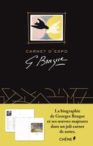 Couverture du livre « Carnet d'expo Georges Braque » de  aux éditions Chene