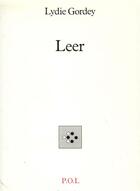 Couverture du livre « Leer » de Lydie Gordey aux éditions P.o.l