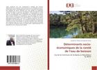 Couverture du livre « Determinants socio-economiques de la rarete de l'eau de boisson » de B. Thierry Comlan aux éditions Editions Universitaires Europeennes