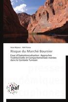 Couverture du livre « Risque du marché boursier » de  aux éditions Presses Academiques Francophones