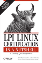 Couverture du livre « LPI Linux Certification in a Nutshell » de Adam Haeder aux éditions O'reilly Media