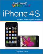 Couverture du livre « Teach Yourself VISUALLY iPhone 4S » de Guy Hart-Davis aux éditions Visual