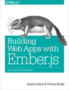 Couverture du livre « Building Web Apps with Ember.js » de Jesse Cravens aux éditions O'reilly Media