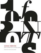 Couverture du livre « 1000 fonts » de Bob Gordon aux éditions Ivy Press