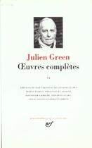 Couverture du livre « Oeuvres complètes Tome 6 » de Julien Green aux éditions Gallimard