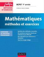 Couverture du livre « Mathématiques ; BCPST 1ère année ; méthodes et exercices (2e édition) » de Guillaume Connan et Arnaud Begyn et Richard Leroy aux éditions Dunod