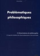 Couverture du livre « Problématiques philosophiques » de Bernard Baas aux éditions H & K