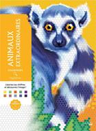 Couverture du livre « Art-thérapie ; Coloriages mystères : animaux extraordinaires » de Lauren Farnsworth aux éditions Hachette Heroes