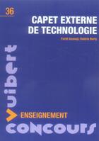 Couverture du livre « CAPET externe de technologie » de Valerie Berty et Farid Anaouji aux éditions Vuibert