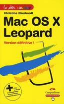 Couverture du livre « Mac OS X leopard » de Eberhardt Christrine aux éditions Pearson