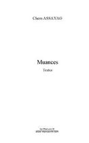 Couverture du livre « Muances » de Chem Assayag aux éditions Editions Le Manuscrit