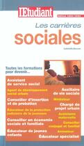 Couverture du livre « Les carrieres sociales » de Gabrielle Busson aux éditions L'etudiant