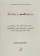 Couverture du livre « Écritures ordinaires » de Daniel Fabre aux éditions P.o.l