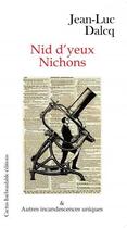 Couverture du livre « Nid d'yeux nichons » de Jean-Luc Dalcq aux éditions Cactus Inebranlable