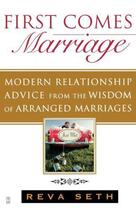 Couverture du livre « First Comes Marriage » de Seth Reva aux éditions Touchstone