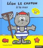 Couverture du livre « Leon Le Chaton A La Plage » de Francoise Racine aux éditions Nathan