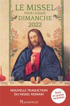 Couverture du livre « Le missel pour chaque dimanche (édition 2022) » de  aux éditions Magnificat