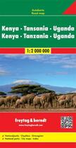 Couverture du livre « Kenya - tanzanie - ouganda » de  aux éditions Freytag Und Berndt