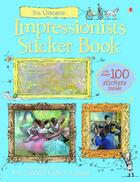 Couverture du livre « Picture book ; impressionists sticker book » de  aux éditions Usborne