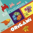 Couverture du livre « Kit d'initiation à l'origami ; coffret » de Junko Hirota aux éditions Fleurus