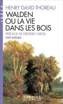 Couverture du livre « Walden ou la vie dans les bois » de Henry David Thoreau aux éditions Albin Michel