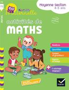 Couverture du livre « Chouette maternelle activites de maths moyenne section » de Doutremepuich aux éditions Hatier