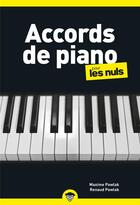 Couverture du livre « Accords de piano pour les nuls (2e édition) » de Maxime Pawlak et Renaud Pawlak aux éditions First