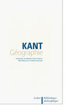Couverture du livre « Géographie » de Emmanuel Kant aux éditions Aubier