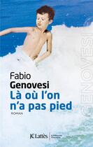 Couverture du livre « La mer où l'on n'a pas pied » de Fabio Genovesi aux éditions Lattes