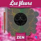 Couverture du livre « Les fleurs - 6 beaux mandalas floraux a gratter et a decouvrir » de Mao Maximilien aux éditions Cerf Volant