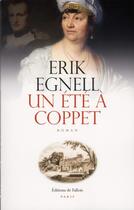 Couverture du livre « Un été à Coppet » de Erik Egnell aux éditions Fallois