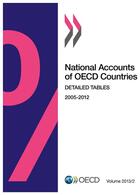 Couverture du livre « National accounts of OECD countries, volume 2013, issue 2 ; detailed tables » de  aux éditions Ocde