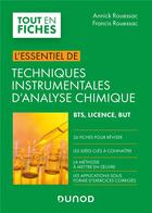 Couverture du livre « L'essentiel de techniques instrumentales d'analyse chimique » de Francis Rouessac et Annick Rouessac aux éditions Dunod