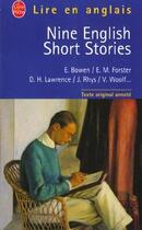 Couverture du livre « Nine english short stories » de  aux éditions Le Livre De Poche
