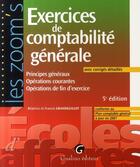 Couverture du livre « Exercices de comptabilité générale (5e édition) » de Grandguillot/Grandgu aux éditions Gualino