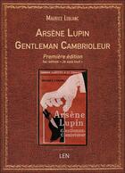 Couverture du livre « Arsène Lupin, gentleman cambrioleur » de Maurice Leblanc aux éditions Editions Du Net