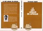 Couverture du livre « Le défi urbain en Afrique » de Gapyisi Emmanuel aux éditions L'harmattan