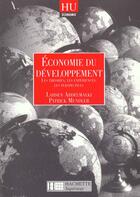 Couverture du livre « Economie Du Developpement » de Lahsen Abdelmalki aux éditions Hachette Education