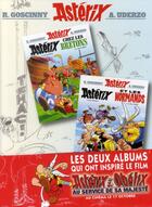 Couverture du livre « Astérix Tome 8 ; Astérix chez les Bretons ; Astérix Tome 9 ; Astérix chez les Normands » de Rene Goscinny et Albert Uderzo aux éditions Hachette