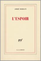 Couverture du livre « L'espoir » de Andre Malraux aux éditions Gallimard