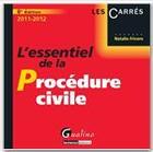 Couverture du livre « L'essentiel de la procédure civile (8e édition) » de Natalie Fricero aux éditions Gualino